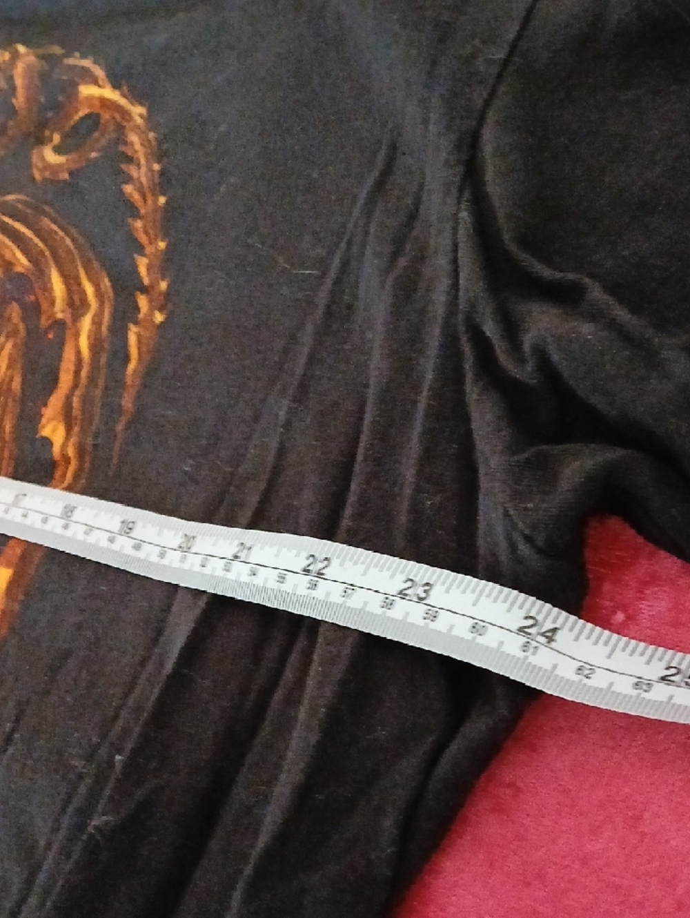 Black Short Sleeve Tee - 2XL - Picture 4 of 6